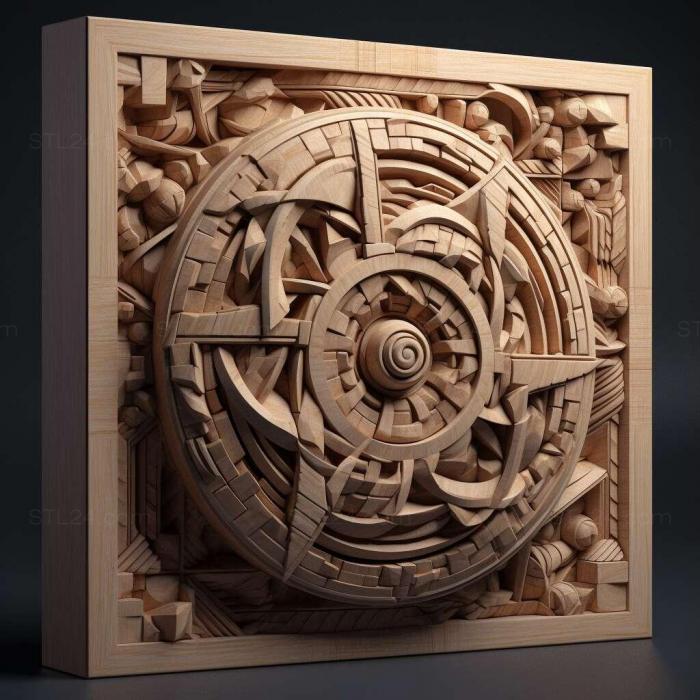 Patterns and decorations (stl Geometry C 1, PATTERN_137) 3D models for cnc